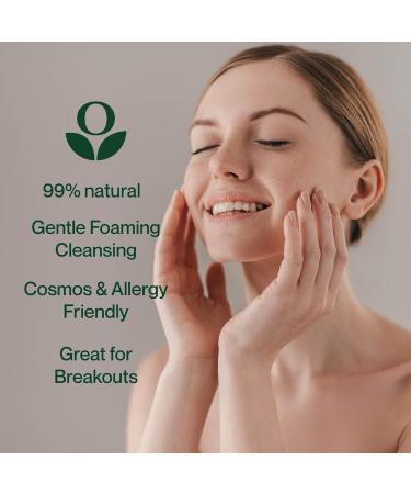 Balmonds Tea Tree Face Wash - 99% Natural Foaming Cleanser with Lemongrass for Sensitive Breakout-Prone Skin Vegan Paraben-Free 125ml - Buy Online on GoSupps.com