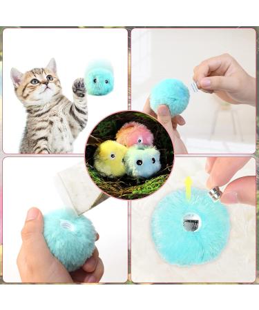 Buy PUPPBUDD Interactive Cat Toy with Catnip - Electric Sound Ball for Cats | Blue - International Shipping Available - Buy Online on GoSupps.com