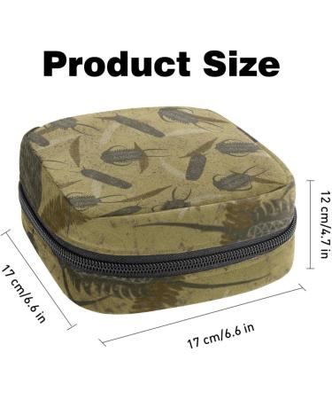 Fossil-Inspired Portable Menstrual Cup Holder for Women & Teens - Stylish and Silent Insert Bag in Color 5 - Buy Online on GoSupps.com