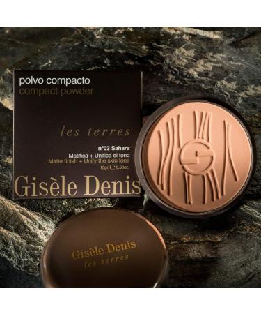  Gisele denis GISELE DENIS Les Terres Compact Powder No. 3 Sahara makeup tanning 15 g - Buy Online on GoSupps.com