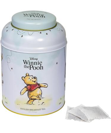 New English Teas Winnie the Pooh & Tigger Tea Caddy with 240 English Breakfast Teabags - Buy Online on GoSupps.com
