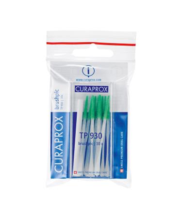 Curaprox Brushpic TP 930 super thin toothpick nylon flocked tip 10 pieces