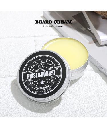 Beard Grooming Kit - 8Pcs Travel Set for Men with Beard Wash, Conditioner, Oil, Balm, Brush, Scissors | Holiday Gift Set - Buy Online on GoSupps.com