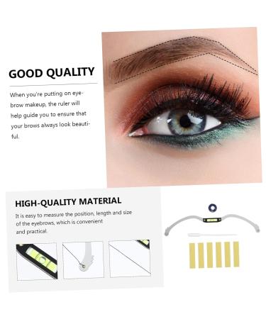 FOMIYES 2 pcs Measure Tool Shaping Marker Auxiliary Mapping Premium Level Eyebrow Professional Ruler Metal 1 count (Pack of 1) Silverx2pcs - Buy Online on GoSupps.com