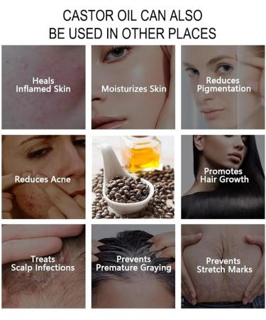Hair Growth Oil 100% Pure Castor Oil Organic Natural Hair Growth Castor Oil for Hair Growth for Effective Hair Thickening Hair Mask & Hair Loss Treat Eyelashes and Eyebrows Repairs Hair - Buy Online on GoSupps.com