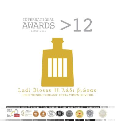 Ladi Biosas Greek Organic Premium Extra Virgin Olive Oil 700ml - Buy Online on GoSupps.com