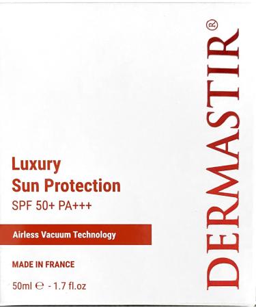 Dermastir Sun Face Cream SPF 50+ UVA/UVB Protection Light Texture Moisturizing and Anti-Age - Waterproof - Made in France 50ml - Buy Online on GoSupps.com
