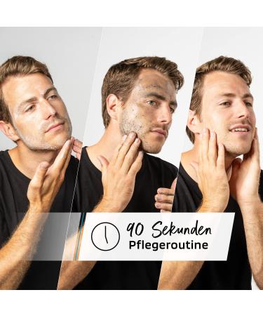 Skinbro Facial Care Set for Men | Made in Germany | 3-Piece Skincare Kit - Cleanser Peeling Caffeine Moisturizer | Perfect Gift for Men | Vegan & Effective - Buy Online on GoSupps.com