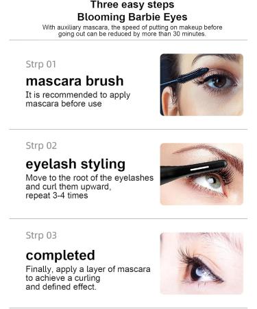 Electric Eyelash Curler Portable Rechargeable Eyelash Heat Curler 380mah Multi-Function Aturally Curling Eye Lashes Wand Brush Lashes Heating Wand with Type-C Charging for Women Pink - Buy Online on GoSupps.com