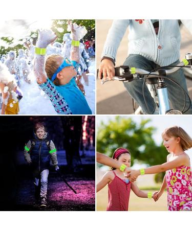 20PCS Reflective Snap Bracelets - Ideal for Children Joggers & Cyclists | Safety & Visibility for Every Adventure - Buy Online on GoSupps.com