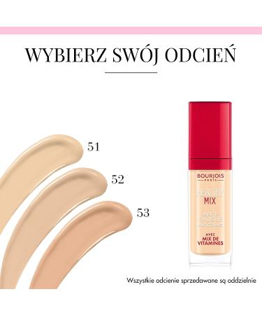 Bourjois Healthy Mix Anti-Fatigue Concealer 51 Light - 7.8 ml | Long-Lasting Formula - 29199598001 - Buy Online on GoSupps.com