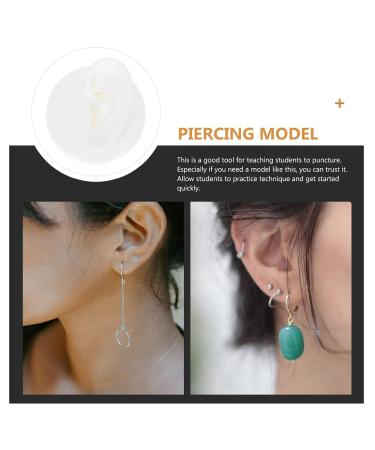 High-Quality 3D Silicone Ear Model Presentation Stand for Piercing Practice - Flexible Resin Art Tools - Buy Online on GoSupps.com