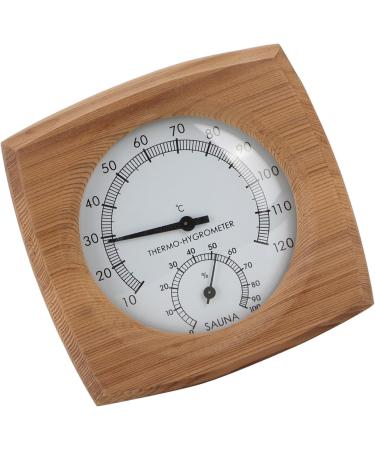 0%-100% Thermometer-Hygrometer for Sauna | High Temp & Corrosion Resistant | Perfect for Sauna House - Buy Online on GoSupps.com