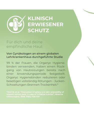 Organyc 100% Organic Cotton Hygiene Ties - Daily Use Folded Wings Eco-Friendly (40 Pieces) - Buy Online on GoSupps.com