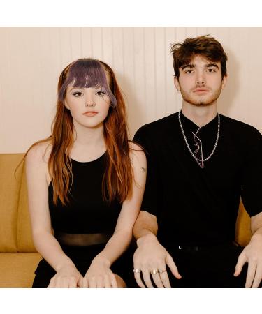 Minkissy Clip in Bangs Human Hair Extensions on Fringe Bangs with Net for Women One Piece Hairpiece Dark Bangs Hair Clip Dark Brown - Buy Online on GoSupps.com