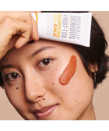 Naturally Serious Fruit-Tox | Vegan Exfoliating Facial Remedy & Brightening Treatment | Cruelty-Free Skincare | International Shipping Available - Buy Online on GoSupps.com