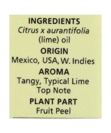 Aura Cacia 100% Pure Lime Essential Oil - 0.5 fl oz (15 ml) for Aromatherapy & Wellness - Buy Online on GoSupps.com