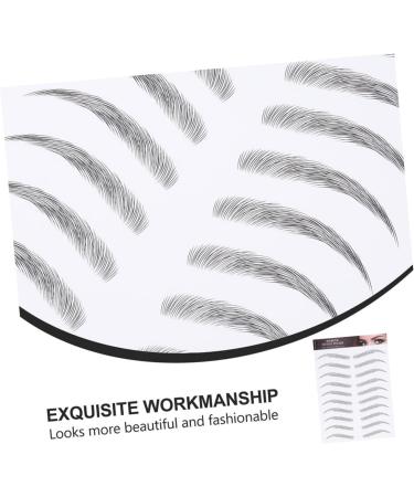 POPETPOP Iaff Sticker 3 Sheets Waterproof Eyebrow Stickers Mens Stickers False Eyebrows Cosmetics Transfer Stickers Hair - Buy Online on GoSupps.com