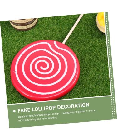 Alipis 8 Pcs Christmas Lollipop Ornaments Giant Lollipop Prop K ds Toys Lollipop Prop Realistic Peg with Hook Food Decor Micro Toys Wedding Decorations Wooden Unique Party Supplies Child - Buy Online on GoSupps.com