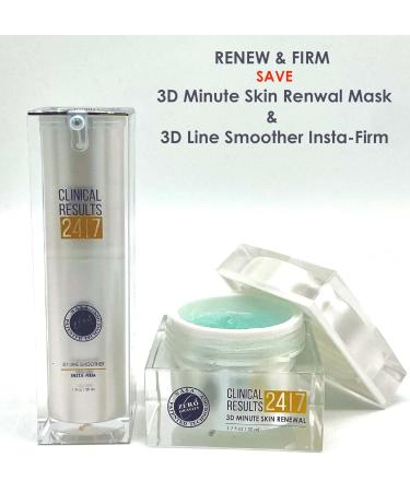 Anti Aging 3D Minute Skin Renewal Face Mask - NASA Stem Cell Technology for Softer Smoother Radiant Skin | 8 Weeks Supply (1.7oz - Buy Online on GoSupps.com