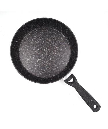 Frying Pan Kitchen Cookware Non-Stick Frying Pan Granite Fry Pan Classic Design Home Kitchen Cookware Gas Cooker (Color : Black Sheet Size : 22cm) (Color : Black Size : 26 cm) (Color : Black Siz 22cm Black