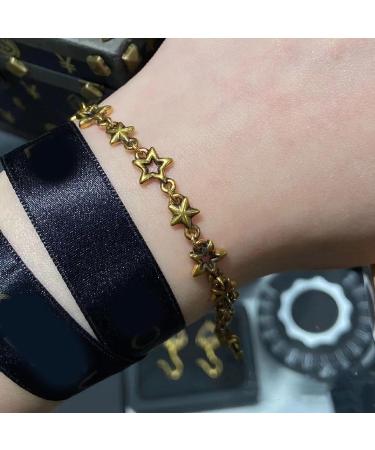 South Kieling Love-Trailer Bracelet - Stylish Handmade Unisex Star-Heart Chain | Perfect Couple's Accessory & New Year's Gift - Buy Online on GoSupps.com