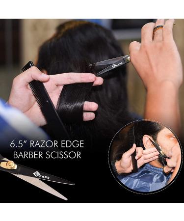 Professional Hairdressing Scissors | Japanese Stainless Steel Salon Scissors - 16.5 cm | Premium Hair Cutting Set (6.5) with Adjustable Clamping Screw - Buy Online on GoSupps.com