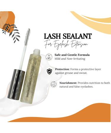 Buy Long-Lasting Eyelash Extension Sealant | 10ml Clear Seal for Cluster & DIY Lashes 14-Day Protection - Buy Online on GoSupps.com