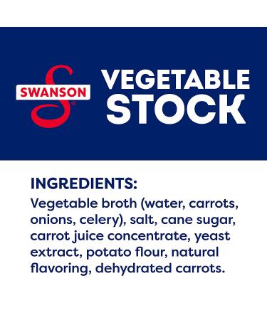 Swanson 100% Natural Gluten-Free Vegetable Stock 32 Oz Carton - 1 Pack - Buy Online on GoSupps.com