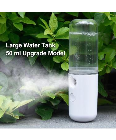 Face Humidifier Face Humidifier Skin Care Portable USB Charging Moisturizing Hydrator Nano Mist Sprayer Face Nano Mist Sprayer for Home (White) - Buy Online on GoSupps.com