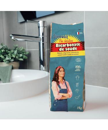 Starwax Fabulous 100% Natural Baking Soda - 1 kg | Eco-Friendly Cleaning & Baking Solution - International Shipping Available - Buy Online on GoSupps.com