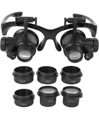 Portable with Light Repair Tools Kit Headband Magnifier with LED Light 10x/ 15x/ 20x/ 25x Educational and Hobby Magnifiers Full of Stars - Buy Online on GoSupps.com