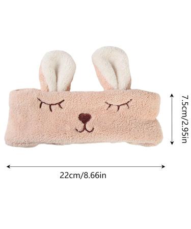 Buy Spa Headband for Women - Pink Elastic Hair Band for Makeup & Facial Care | 2 Pack - Buy Online on GoSupps.com