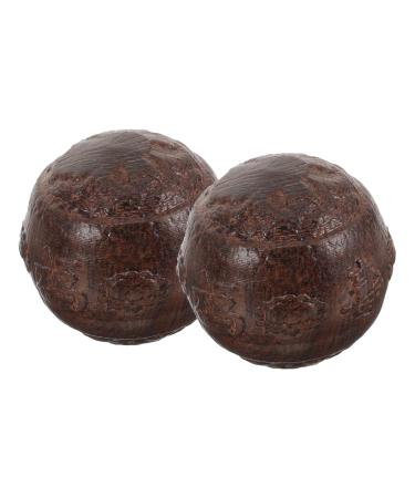 Oatipho 1 pair of fitness handball massage and health handball handles for players Finger Massageger Handballs Sorty massage device Palmmalle Foot massager Massage ball wooden ball