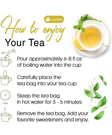 Lavendium Premium 30 Ginger Tea Bags 100% Natural & Pure from Ginger. Ginger Herbal Tea. Ginger Tea. No Sugar No Caffeine No Gluten Vegan. Ginger 30 Bags - Buy Online on GoSupps.com