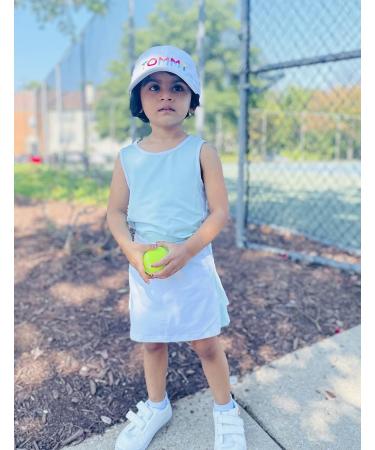 Zaclotre Girls Sleeveless Tank Top and Skorts Set - Aqua Blue, 7-8 Years - Buy Online on GoSupps.com