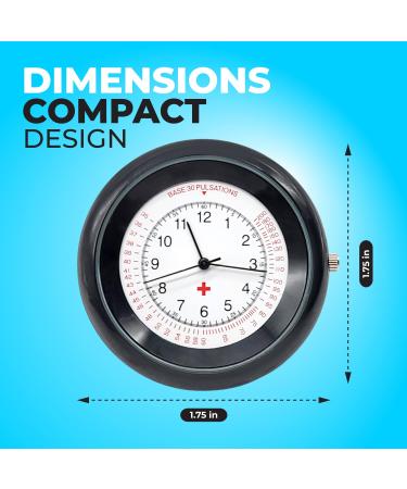 Nurse Stethoscope Watch - Lightweight Metal Frame Attaches to Stethoscope Ideal for Medical Professionals - International Shipping Available - Buy Online on GoSupps.com