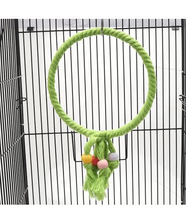 Congguan Bird Swing - Cotton Rope Ring for Budgies & Nymphicus | Bite-Resistant Hanging Toys - Buy Online on GoSupps.com