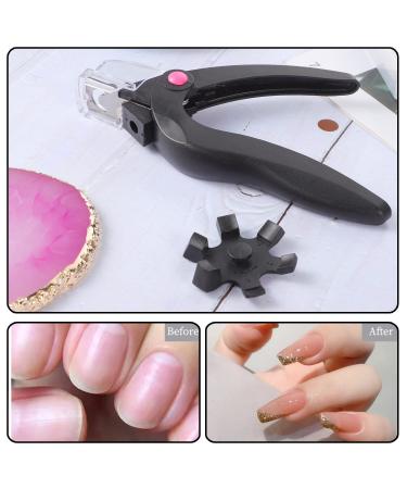 Adjustable Acrylic Nail Clippers - Professional Nail Tip Cutter for Home & Salon (SilverBlack) - Buy Online on GoSupps.com