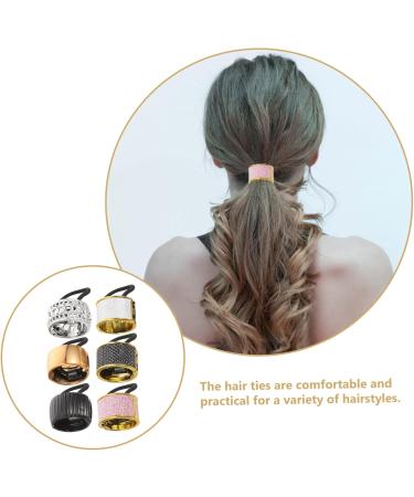 Beavorty 6 Sets metal ponytail holder ponytail holder cuff Womens hair Cuff Wrap metal hair ties circle mental hair ties circle ponytail holder hair ponytail Hair Band Miss Fashion hairpin - Buy Online on GoSupps.com