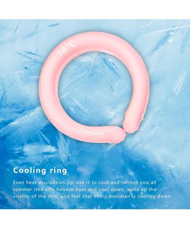 Necks Cooling Tube | Wearable Cooling Neck Wraps for Heat | Hands Cold Pack | Reusable Neck Cooler Pink - Buy Online on GoSupps.com