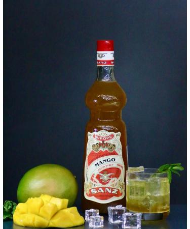  SANZ SANZ Spanish Mango Syrup 22% Mango Juice 1 L Alcohol-Free - Buy Online on GoSupps.com