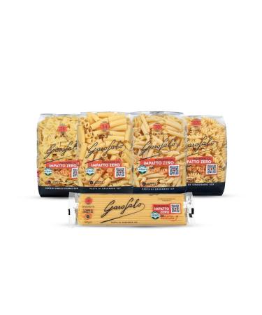Italian Gourmet E.R. Garofalo Pasta 5 x 500 g 5 types of pasta (Elicoidali - Penne ziti rigati -Fusilli Spaghetti -Fusilli - Farfalle) + Pulp Italian Gourmet Pulp 400 g