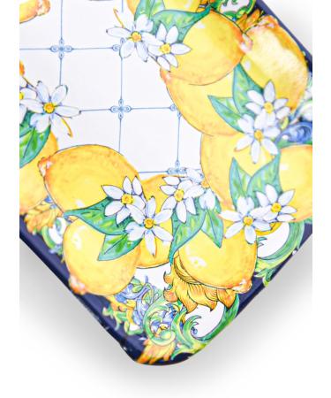  Guestcare Guest Car Hand Soap with Ceramic Soap Dish Positano Saponette Lemon Scented Solid Vegetable Soap Natural Made in Italy 100g - Buy Online on GoSupps.com