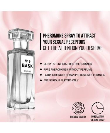 N o 9 Bask Pheromone Perfume (1.75 oz.) for Women to Attract Men - 99 Percent Pure Pheromones Infused Cologne Spray for Her Concentrated Female Feromone for Love Attraction White Label - Buy Online on GoSupps.com