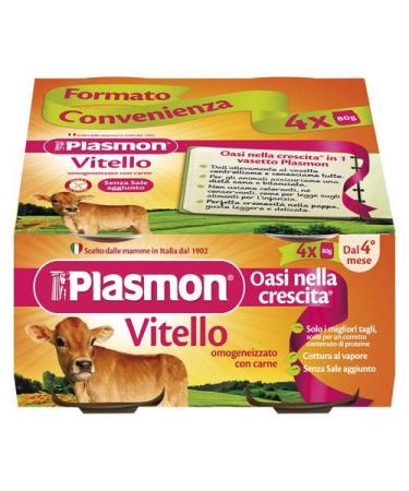 Plasmon Plasmon homogenized 80gx4 calf parts