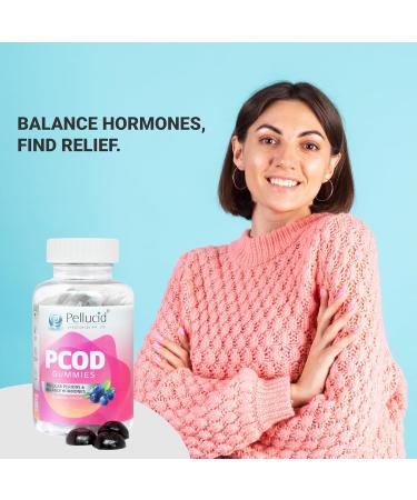 YANG PCOD Gummies for Women Manages Irregular Periods & Hormonal Balance Blueberry Flavour 30 Gummies - Buy Online on GoSupps.com