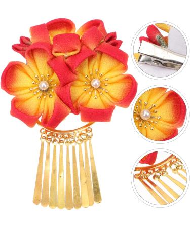 Didiseaon Kimono Headgear Ladies Dress Chinoiserie Decor Dress Tops for Women Hair Clip for Women Flower Hair Clip Womens Hair Clips Decorative Hair Pin Women Hairpin Photography Hairpin Bun - Buy Online on GoSupps.com