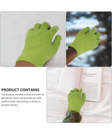 Beavorty 4 Pairs moisturizing Gloves Mittens Lotion Gloves Protective Gloves Hand Care Gloves Overnight Gloves Gel Repair Gloves Skin Care Gel Gloves Moisturizing Hand Gel Gloves Cotton Spa - Buy Online on GoSupps.com