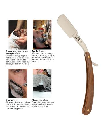 Sonew Straight Edge Razor - Zinc Alloy Streamline Barber Razor for Close Shaving | Manual Men's Razor (Blade Not Included) | International Shipping Available - Buy Online on GoSupps.com